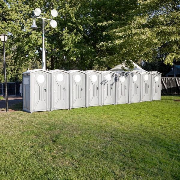 all of our special event portable restrooms come equipped with alcohol-based hand sanitizer